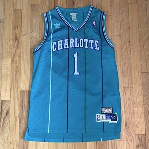 Muggsy Bogues Charlotte Hornets Jersey - Adidas Hardwood Classic